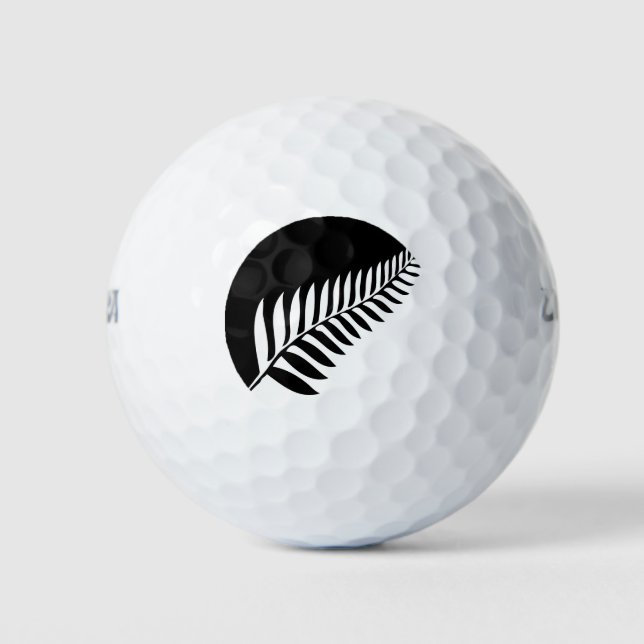 Silver Fern of New Zealand Golf Balls (Front)