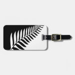 Silver Fern Of New Zealand Luggage Tag at Zazzle