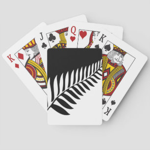Silver Fern of New Zealand Poker Cards