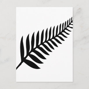 Silver Fern of New Zealand Postcard