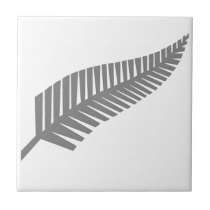 Silver Fern of New Zealand Tile