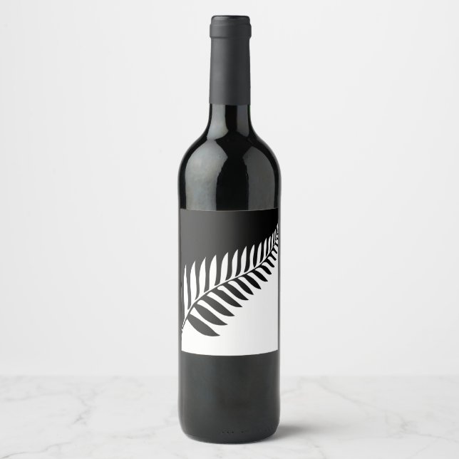 Silver Fern of New Zealand Wine Label (Front)