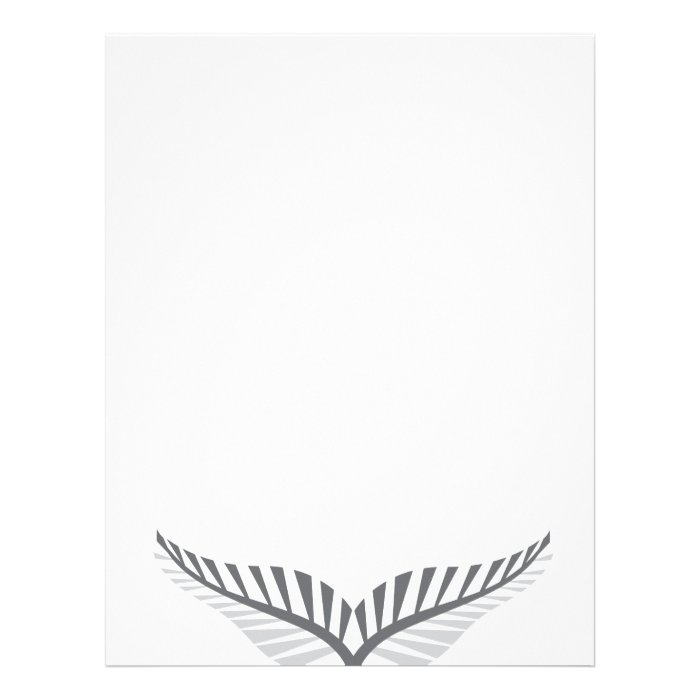 Silver fern wings letterhead template