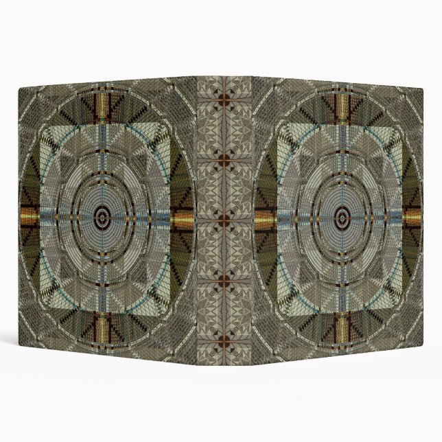 Silver Filigree Scales Ring Binder (Background)