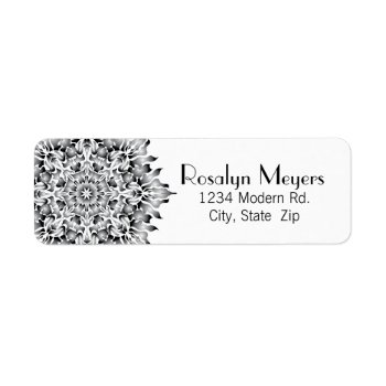 Silver Flame Return Address Labels by StriveDesigns at Zazzle