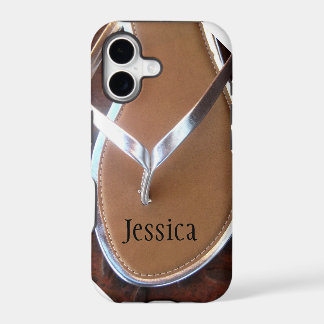 Silver Flip Flop Phone Case