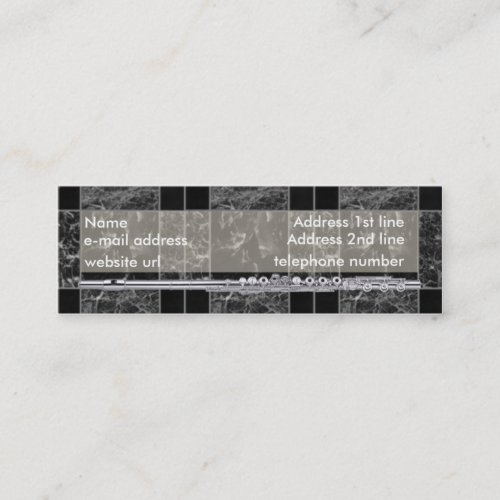 Silver Flute Business Card