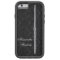 Silver Flute on Black Damask Effect Customizable