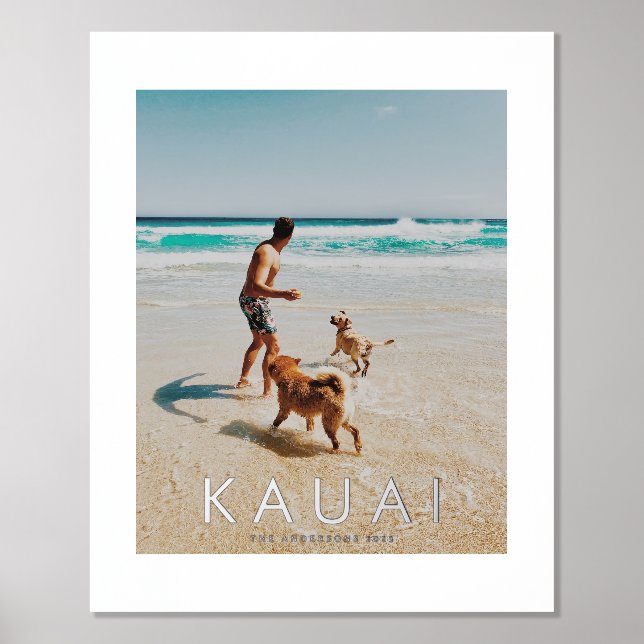 Silver Foil Destination Photo Art Print (Front)