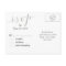 Silver Foil Glamor | Wedding RSVP Postcard