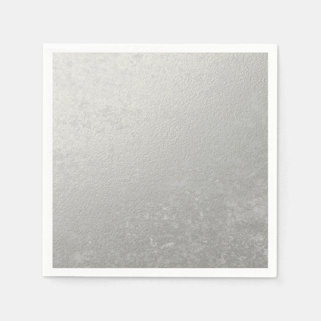 Silver Foil Printed Napkins (Front)