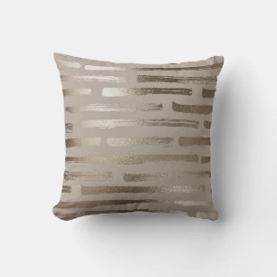Silver Foil Reversible Designer Pillow