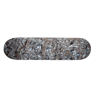 silver foil skateboard