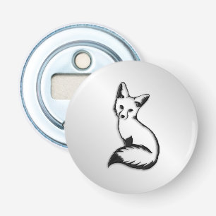 Silver Fox Bottle Opener