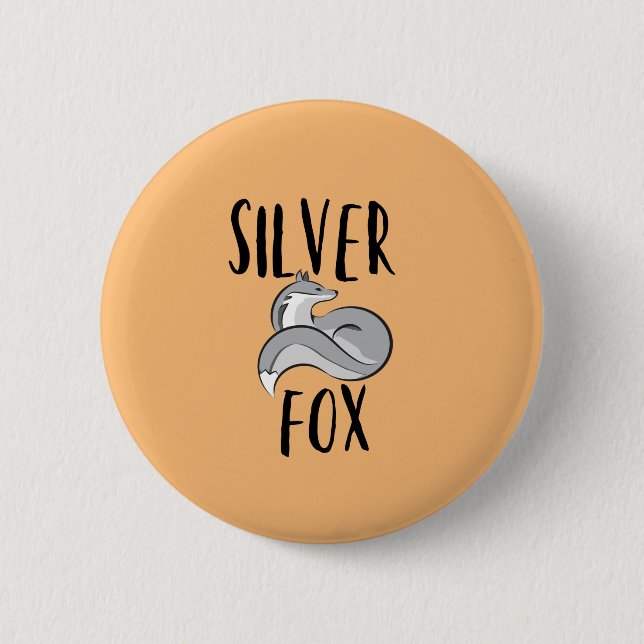 Silver Fox Button (Front)