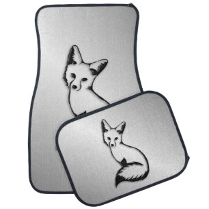 Silver Fox Car Floor Mat
