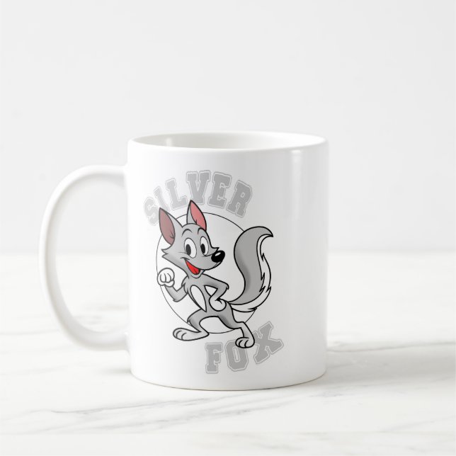 Silver Fox Coffee Mug (Left)
