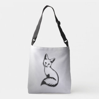 Silver Fox Crossbody Bag