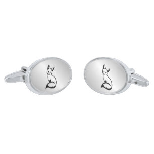 Silver Fox Cufflinks