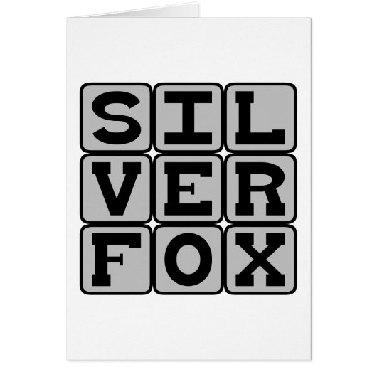 Silver Fox, Elderly Lothario Cards (Front)