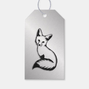 Silver Fox Gift Tags