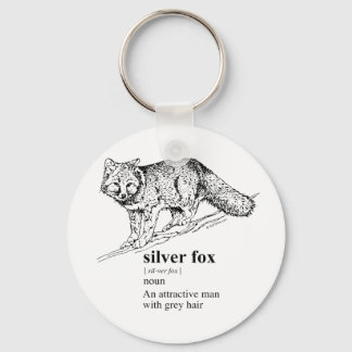 SILVER FOX KEYCHAIN