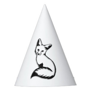 Silver Fox Party Hat