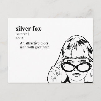 SILVER FOX POSTCARD