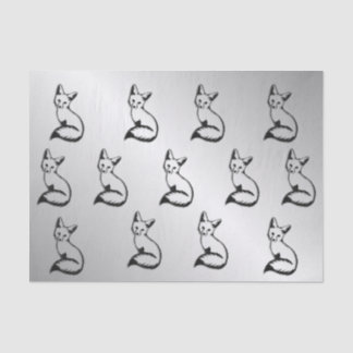 Silver Fox Tissue Paper