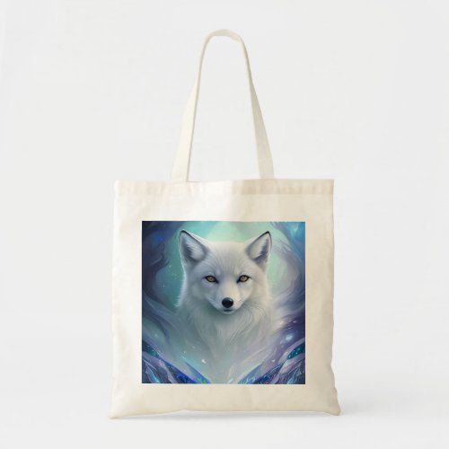 Silver fox tote bag