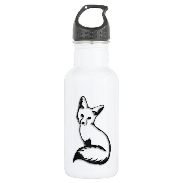 Silver Fox Water Bottle (Front)