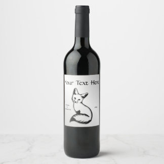 Silver Fox Wine Label