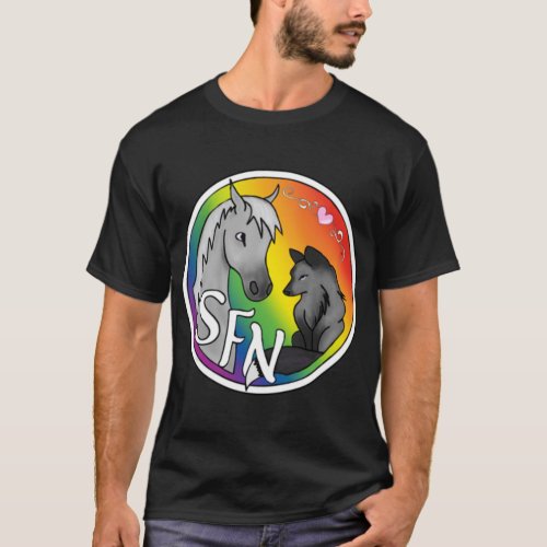 Silver Foxes Nation Pride Logo   T_Shirt