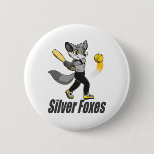 Silver Foxes Softll Button