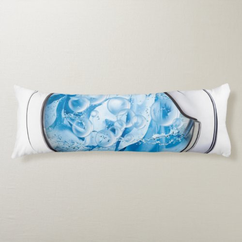 silver framed washing machine animated body pillow