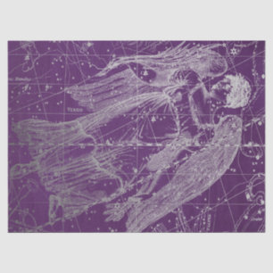 Silver Galaxy Star Map Series Design 11 Tissue Paper