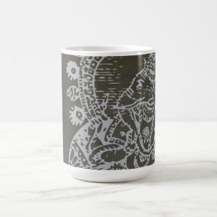 Silver Ganesh Mug - add your own name or text!