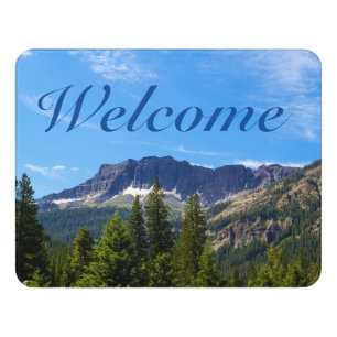 Silver Gate Montana Welcome Door Sign