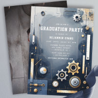 Silver Gears Engineering Graduation Photo
