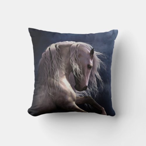 Silver Ghost Designer Pillow