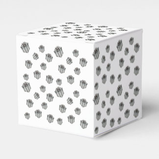 Silver Gift Boxes Elegant Holiday Premium Party