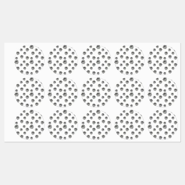 Silver Gift Boxes Elegant Holiday Premium Party Labels (Sheet)