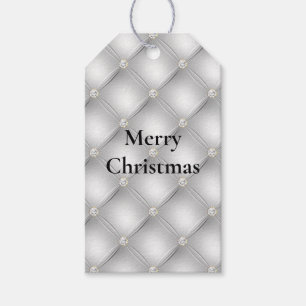 Silver Glam Diamond Gift Tags