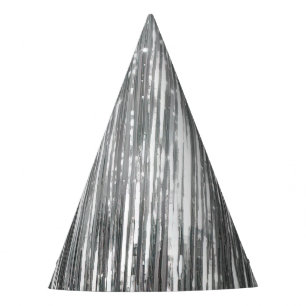 Silver Glam Sparkle Party Hat