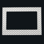 Silver Glass Hearts Magnetic Picture Frame<br><div class="desc">Silver glass heart pattern magnetic frame.  The silver glass heart design is great for a 25th wedding anniversary gift or party favor.</div>