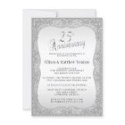 Silver Glitter 25th Wedding Anniversary | DIY Text