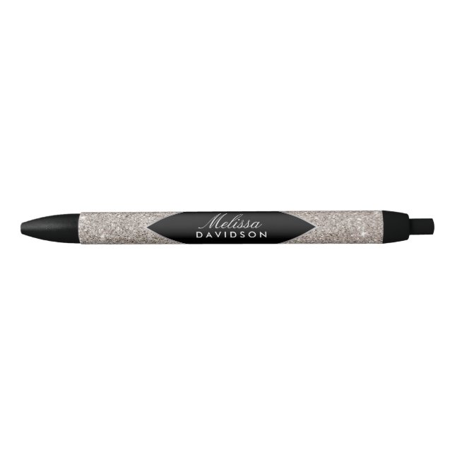 Silver Glitter and Glamour Pen (Front)