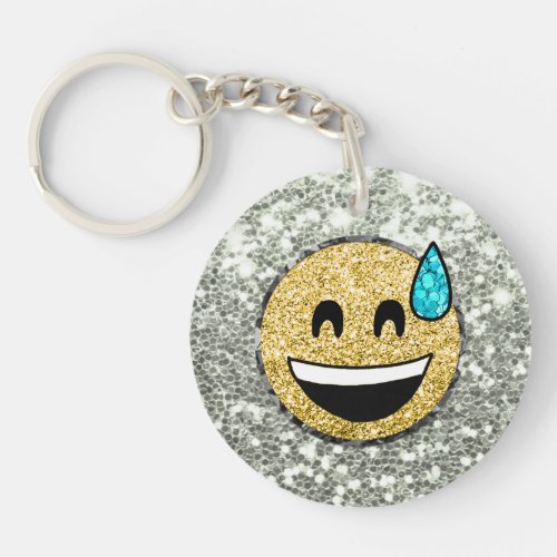  Silver Glitter AP41 Keychain
