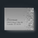 Silver Glitter Bat Mitzvah Envelope<br><div class="desc">These elegant and luxurious silver glitter Bat Mitzvah RSVP return envelopes are perfect for your celebration. Their chic and modern fonts are crisp and clean and make these envelopes unique and one-of-a-kind. Order these for your RSVP cards (remember to not order the white envelopes that come standard - it will...</div>