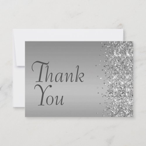 Silver Glitter Bat Mitzvah